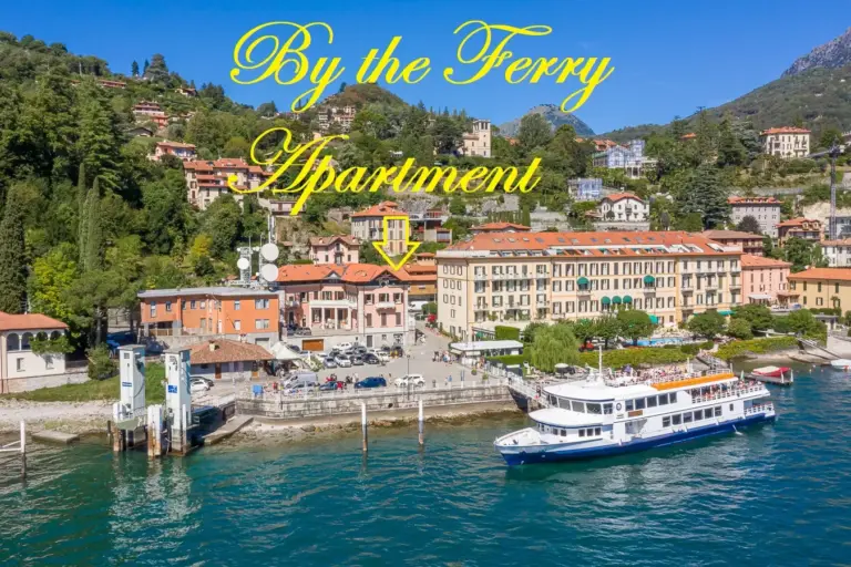 Imbarcadero di Menaggio con il traghetto, a 120 metri da Apartment By the Ferry sul Lago di Como